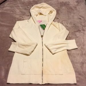 Lilly Pulitzer zip up hoodie Josephine large NWT